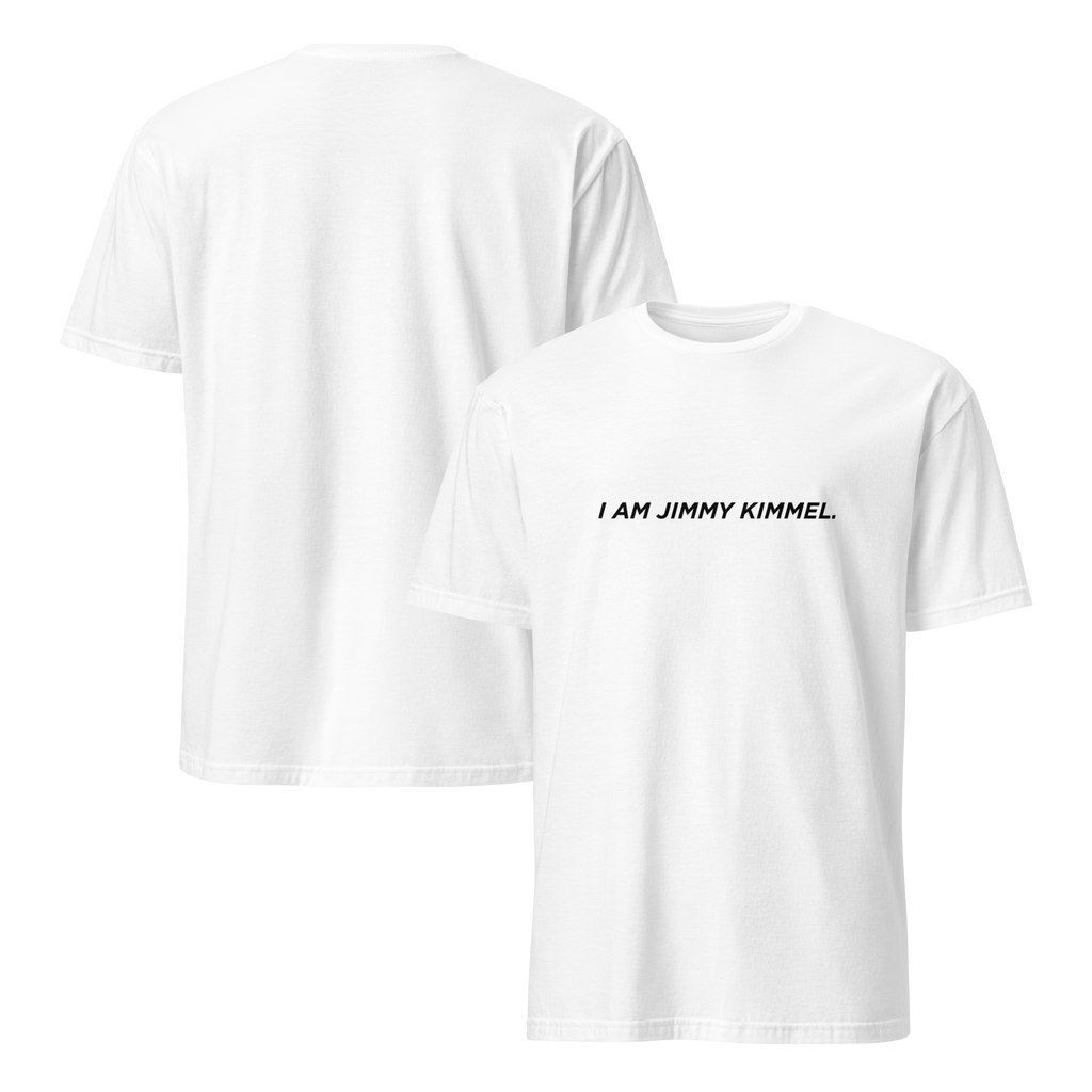 I am Jimmy Kimmel White Unisex T-Shirt